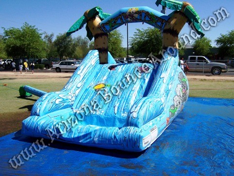 Dual lane water slide rental for small kids Phoenix Arizona